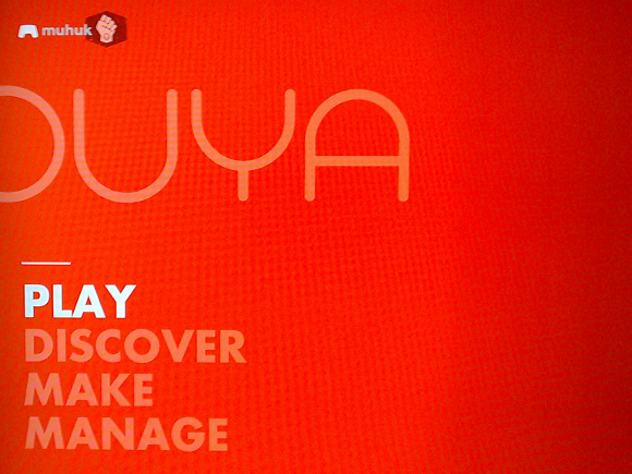 OUYA menu